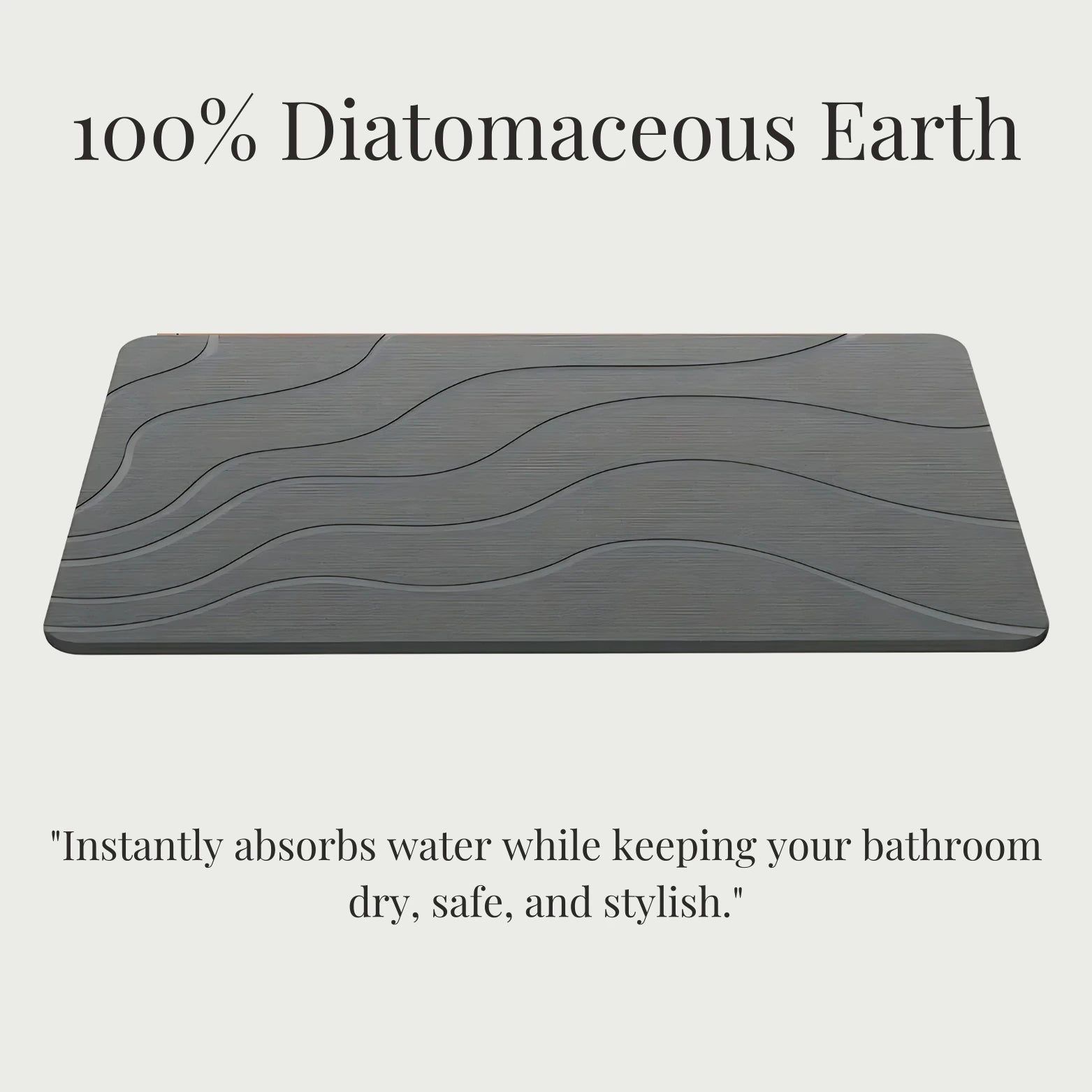 Fast Absorbing Stone Bath Mat