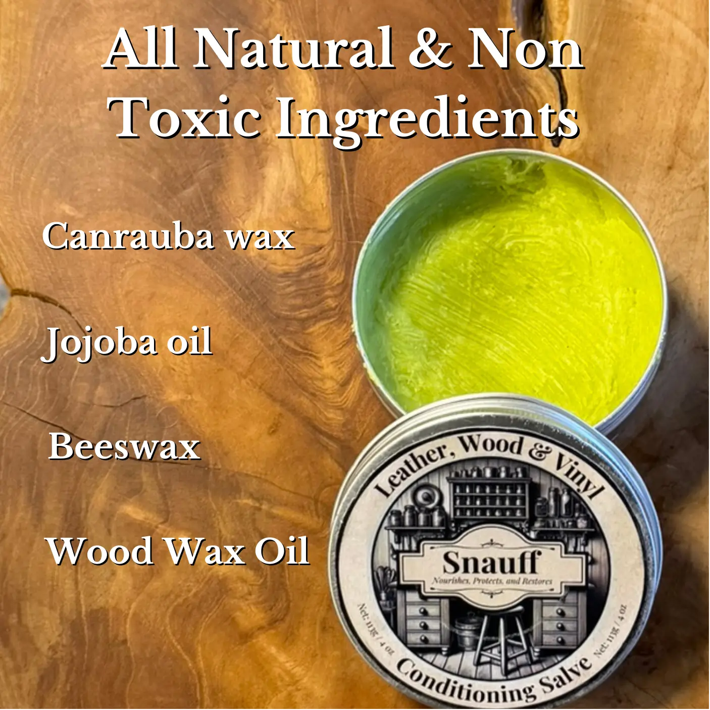 Leather & Wood Furniture Salve