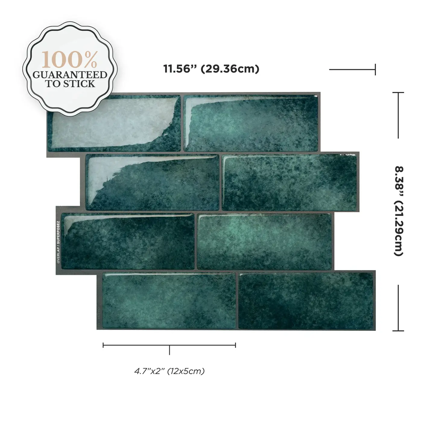 TileLux - Peel & Stick Smart Tiles Rectangle