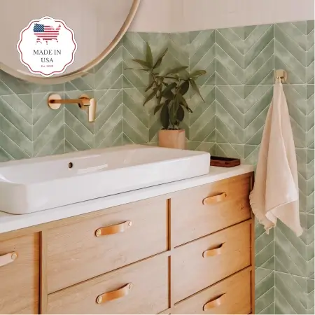 TileLux - Peel & Stick Smart Tiles Chevron