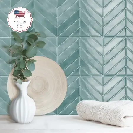 TileLux - Peel & Stick Smart Tiles Chevron