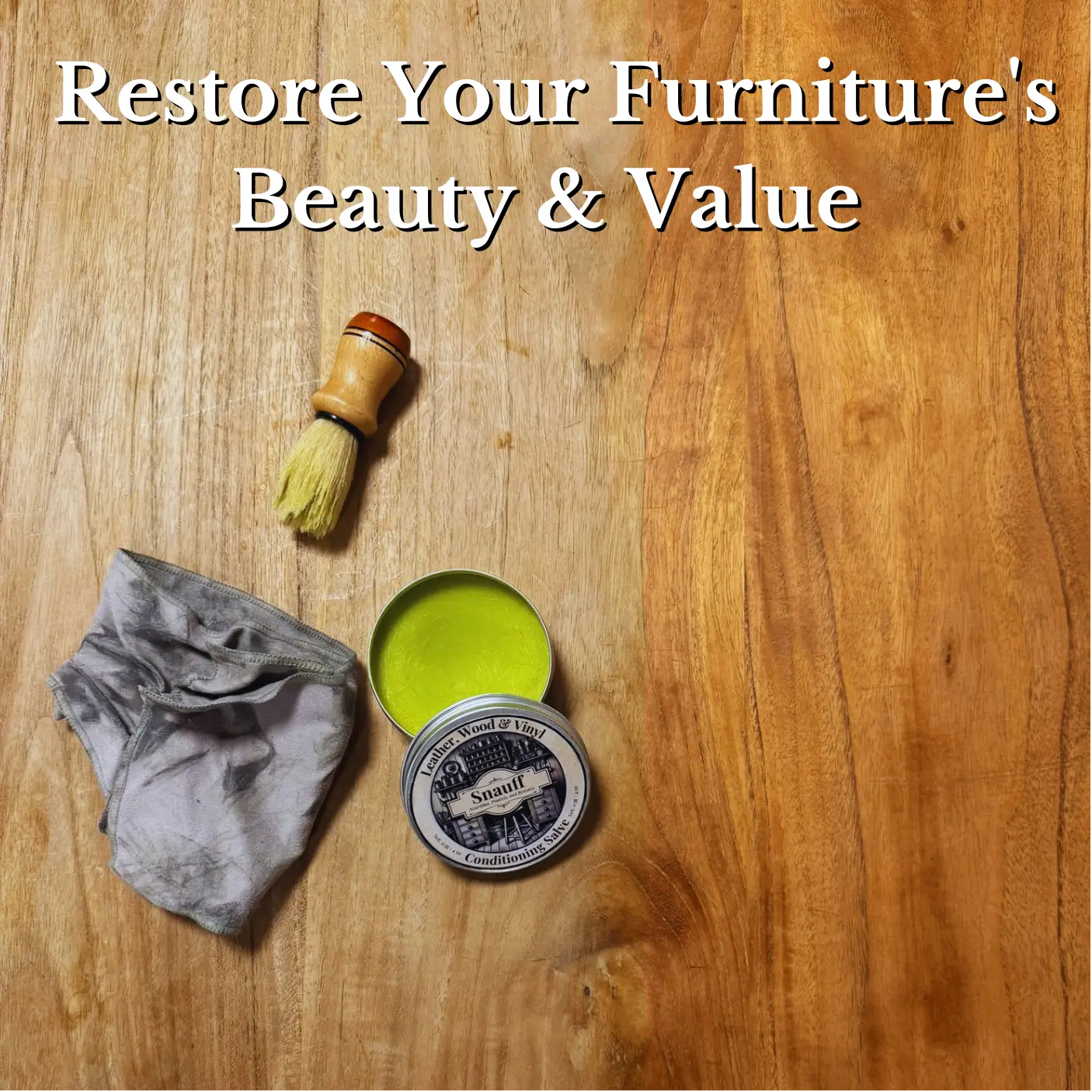 Leather & Wood Furniture Salve