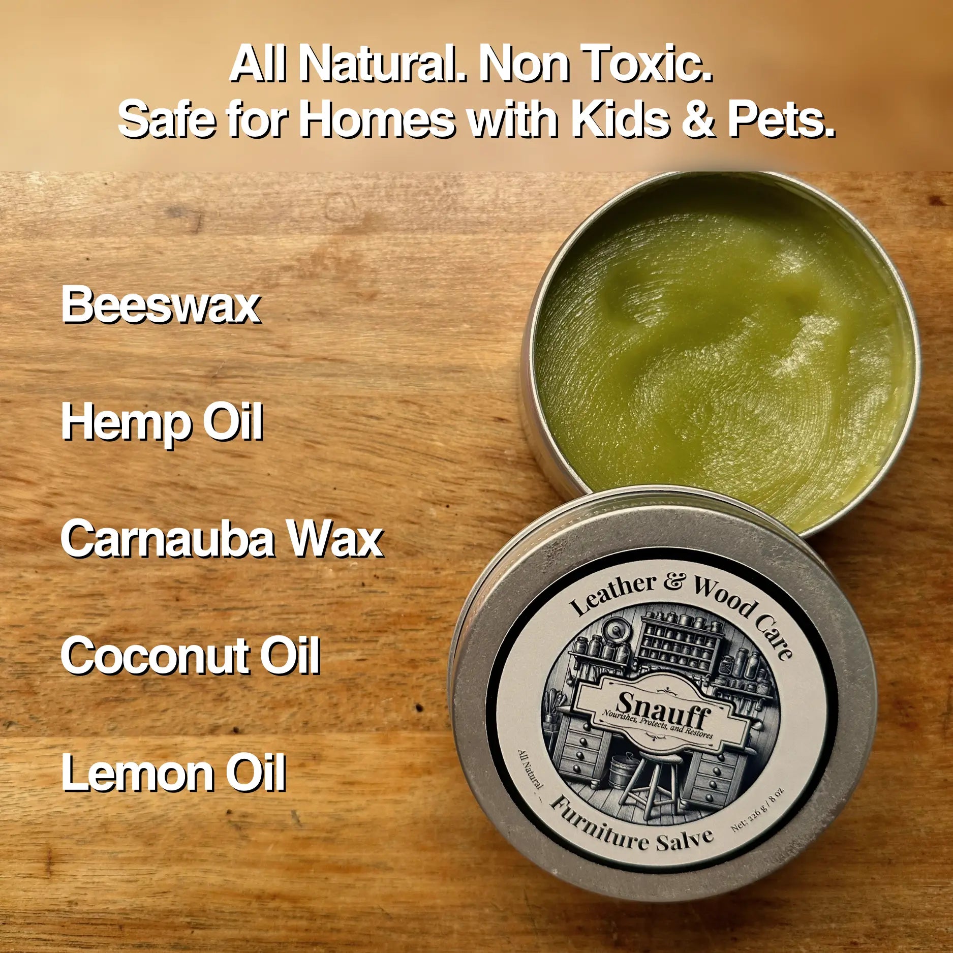 Leather & Wood Salve