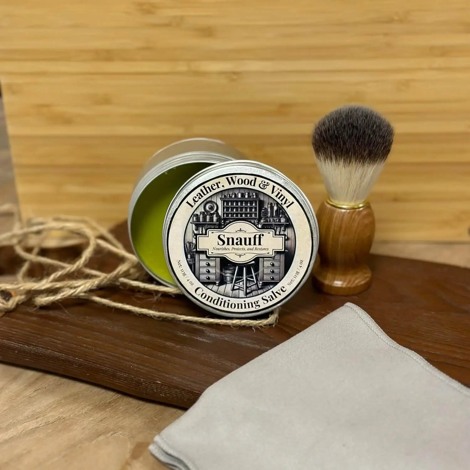 Leather & Wood Furniture Salve