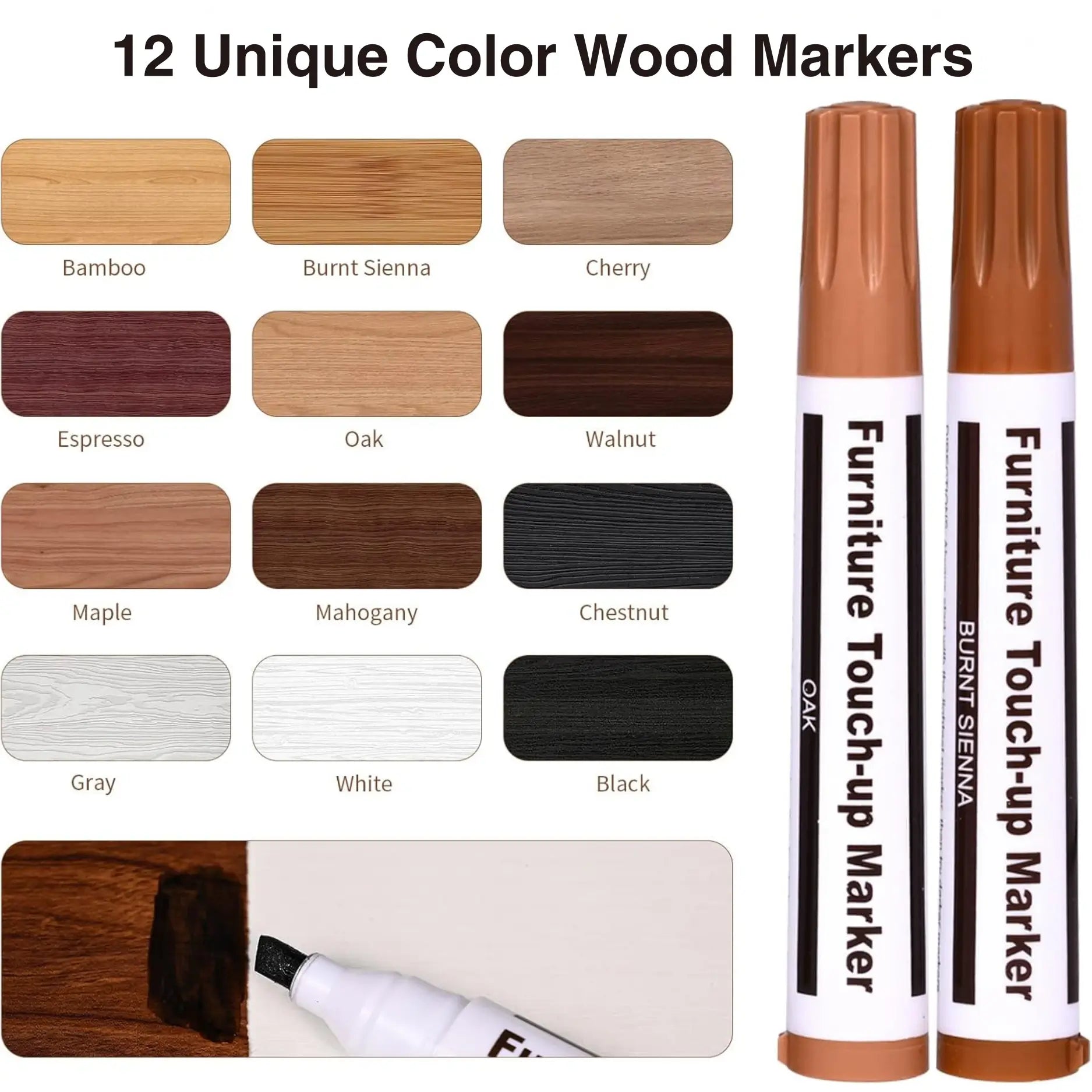 Furniture Touch Up Markers Set