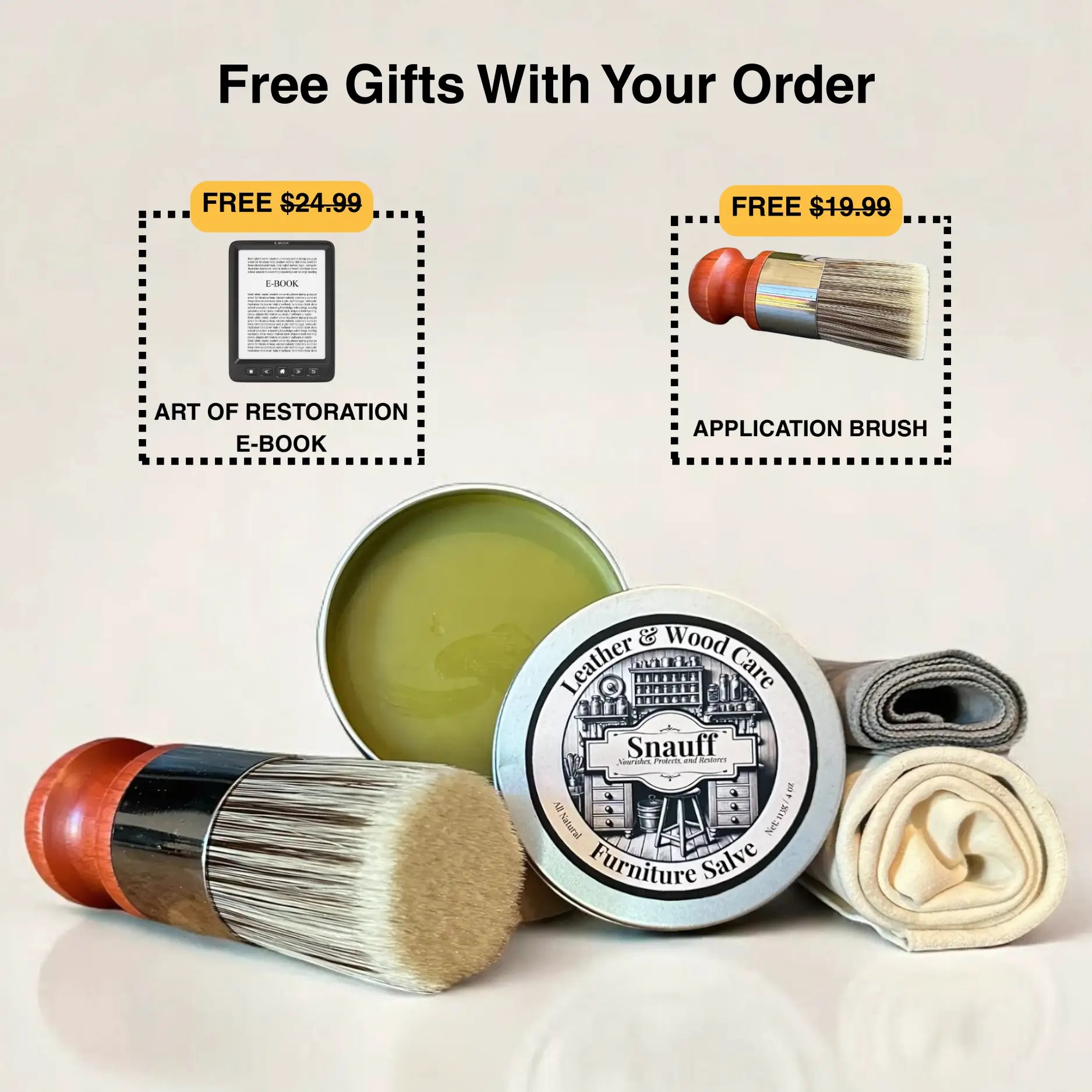 Leather & Wood Furniture Salve