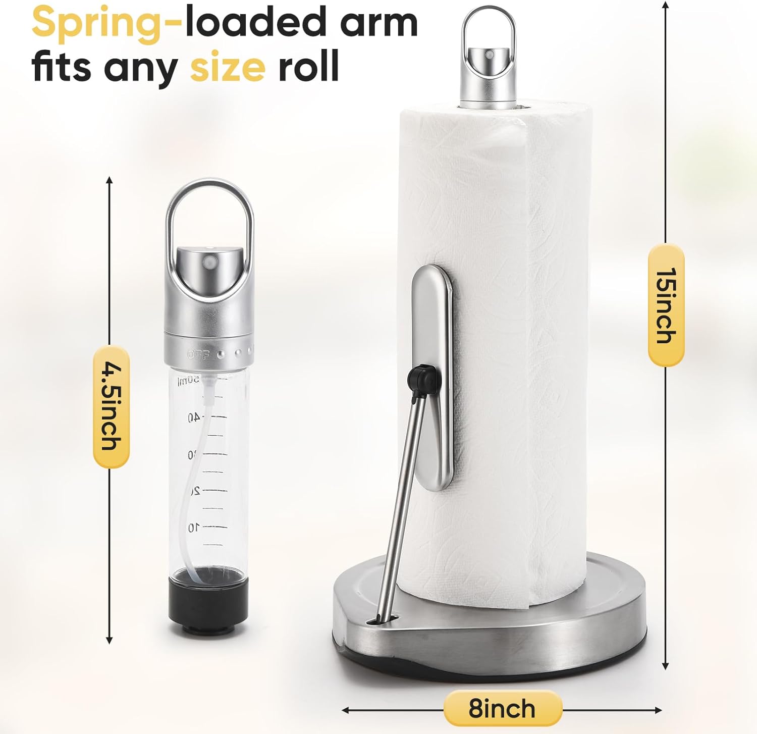 2-in-1 Kitchen Towel Holder & Spray