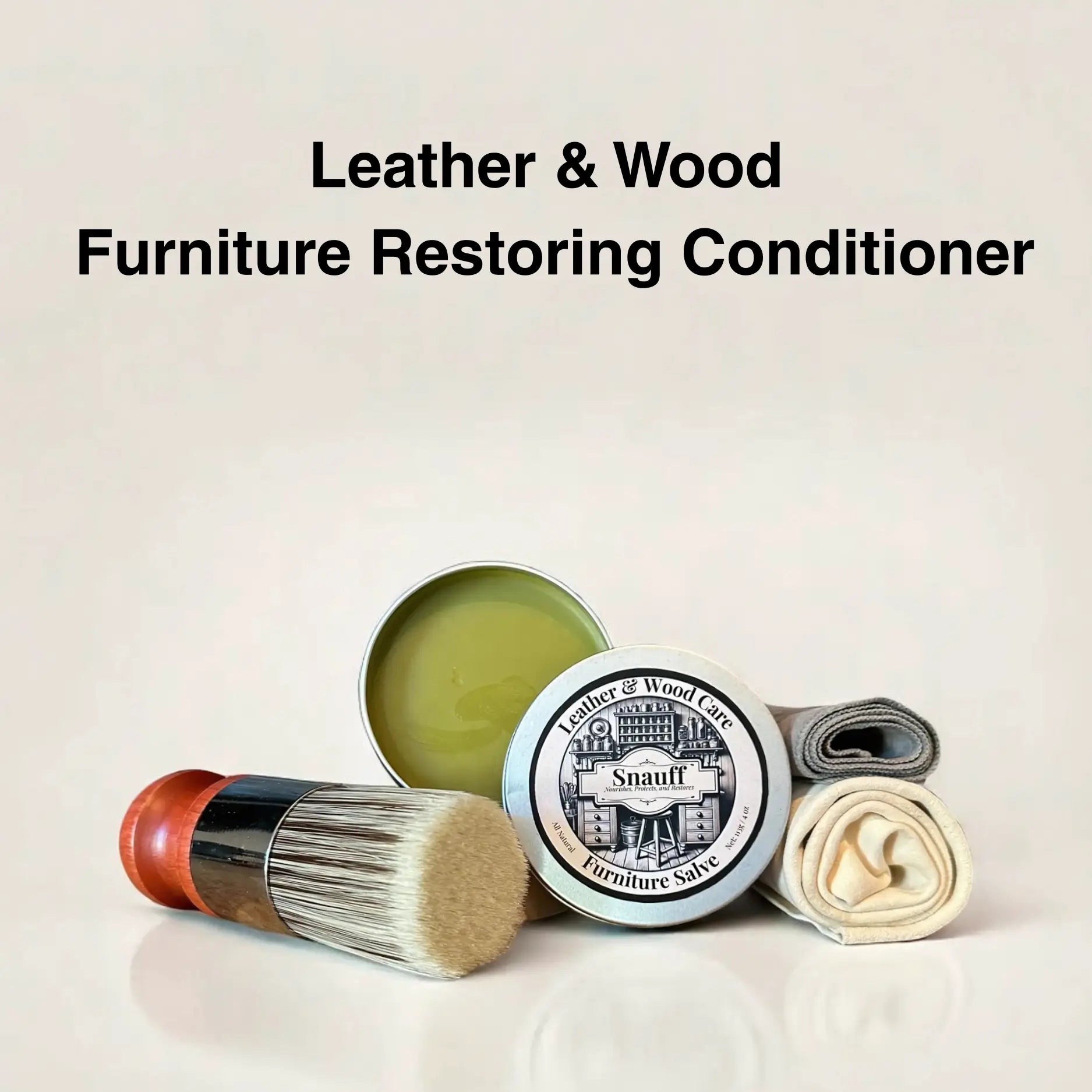 Leather & Wood Furniture Salve